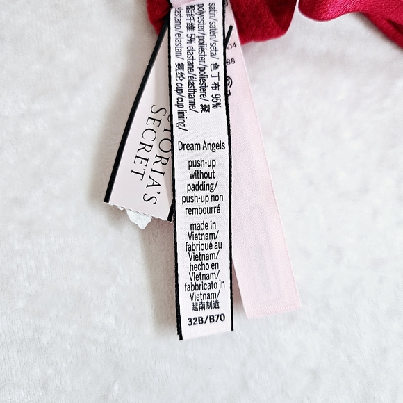 🆕️Victoria's Secret Dream Angels Wicked Unlined Bow Balconette Bra & Panty - Picture 10 of 16